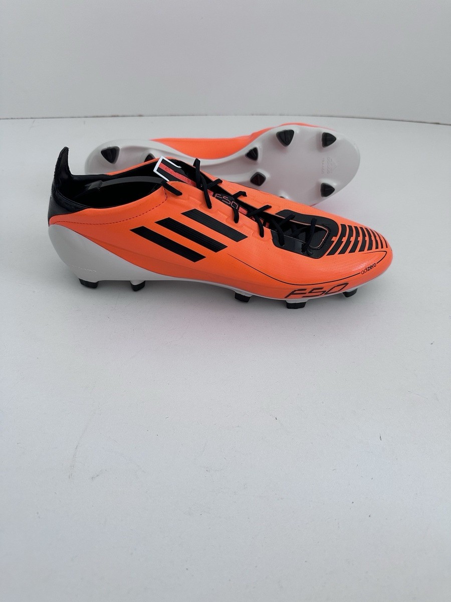 Adidas F50 Adizero FG Orange Football Soccer Cleats Boots US12 1/2