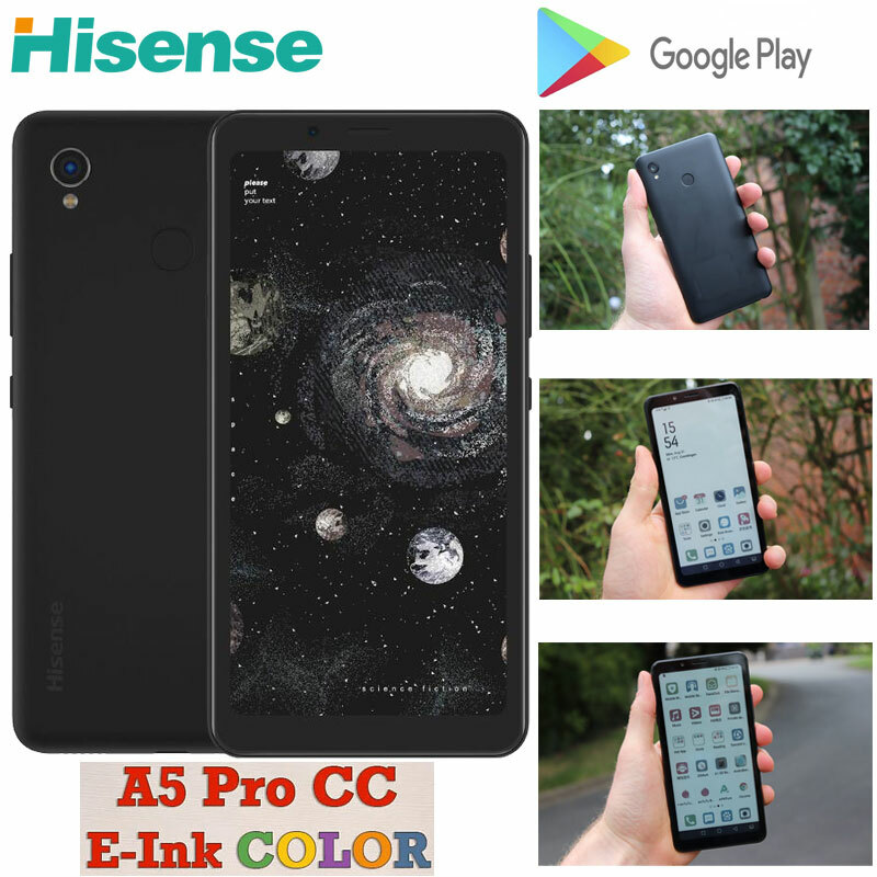 4G Hisense A5 PRO CC Colour E Ink Screen Reader Smartphone Android