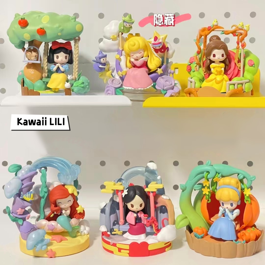 52TOYS X Disney Princess D-Baby Flower Swing Series Blind Box