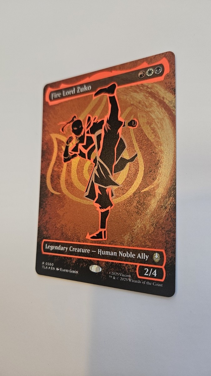 Neon Ink Fire Lord Zuko FOIL Magic: The Gathering Avatar The Last