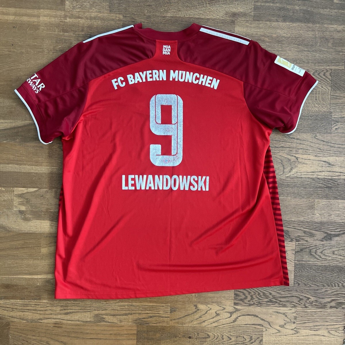 RARE Adidas FC Bayern Munich 2020/2021 Bundesliga Home Lewandowski