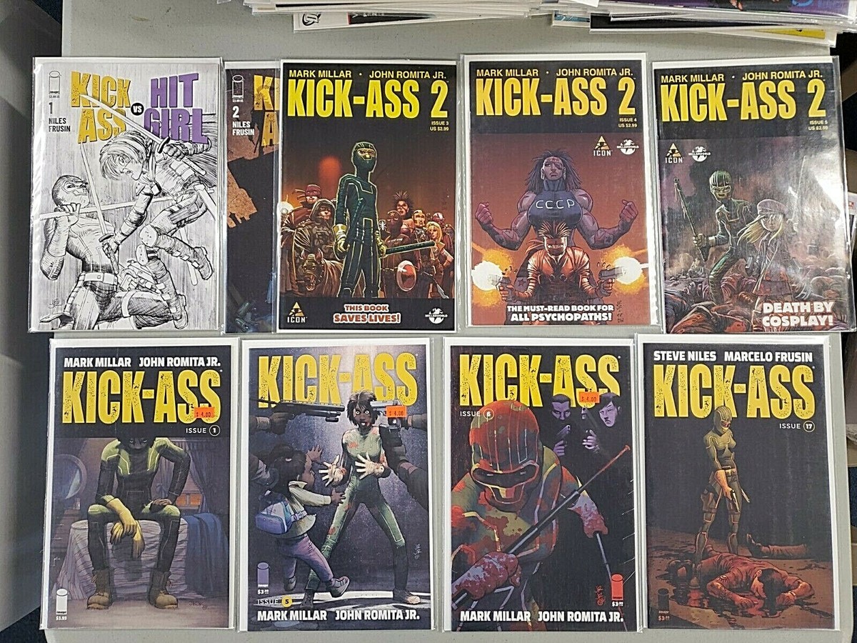 Kick Ass Mixed Lot of 9 Comic Books VF/NM | eBay