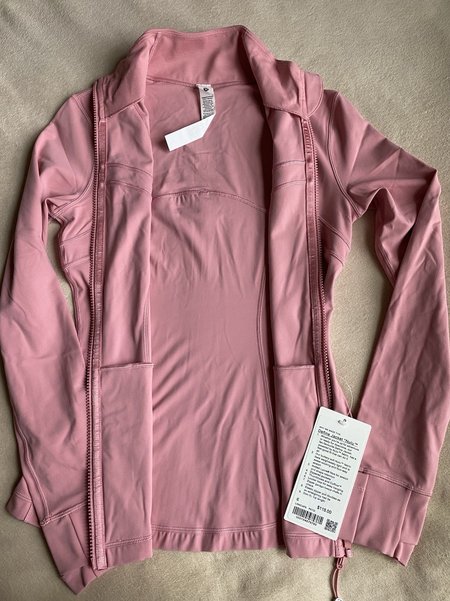 LULULEMON DEFINE JACKET NULU PINK TIDE Size 6 | eBay