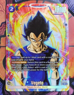 Vegeta FB05-038 Alternate Art New Adventure Dragon Ball Super TCG