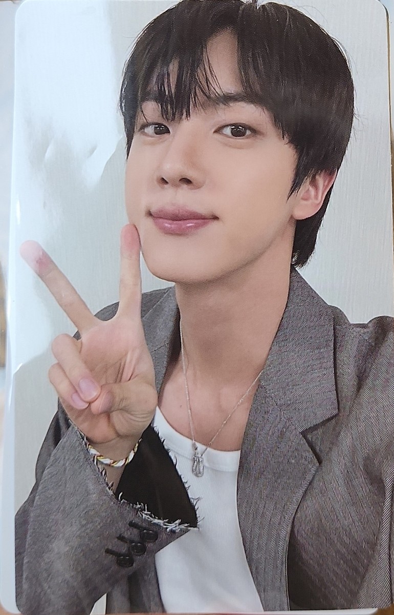 BTS JIN LUCKYDRAW photocard The mini 2nd album 'Echo' HAPPY