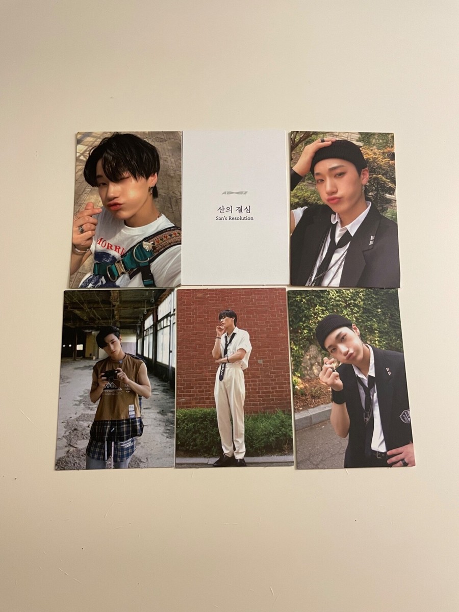 ATEEZ San Fever Part 1 MMT Photocard Set (Thanxx, Inception ver