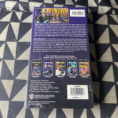 Bass Day '97 New York Featuring Billy Sheehan VHS Rock Music