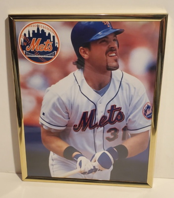 MIKE PIAZZA NEW YORK NY METS BASEBALL PLAYER FRAMED COLLECTOR