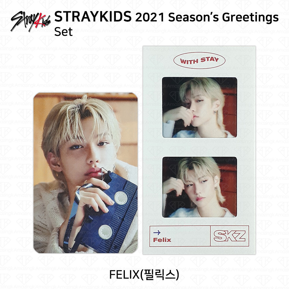 Stray Kids 2021 Season's Greetings Photocard Bookmark Postcard