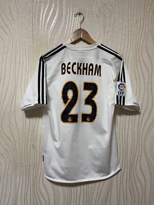 REAL MADRID 2003 2004 HOME SHIRT JERSEY ADIDAS 021804 sz S MEN #23