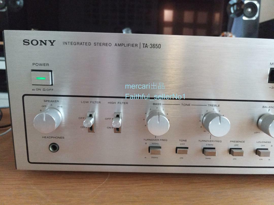SONY TA-3650 Integrated Amplifier (Transistor) 228367 Japan 001 | eBay