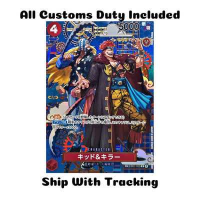 ONE PIECE TCG CARD GAME Japanese OP14 Seven Warlords Kid & Killer