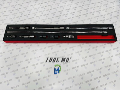 Snap-on Tools USA NEW 9-Piece 1/2” Drive Extension Accessory Foam