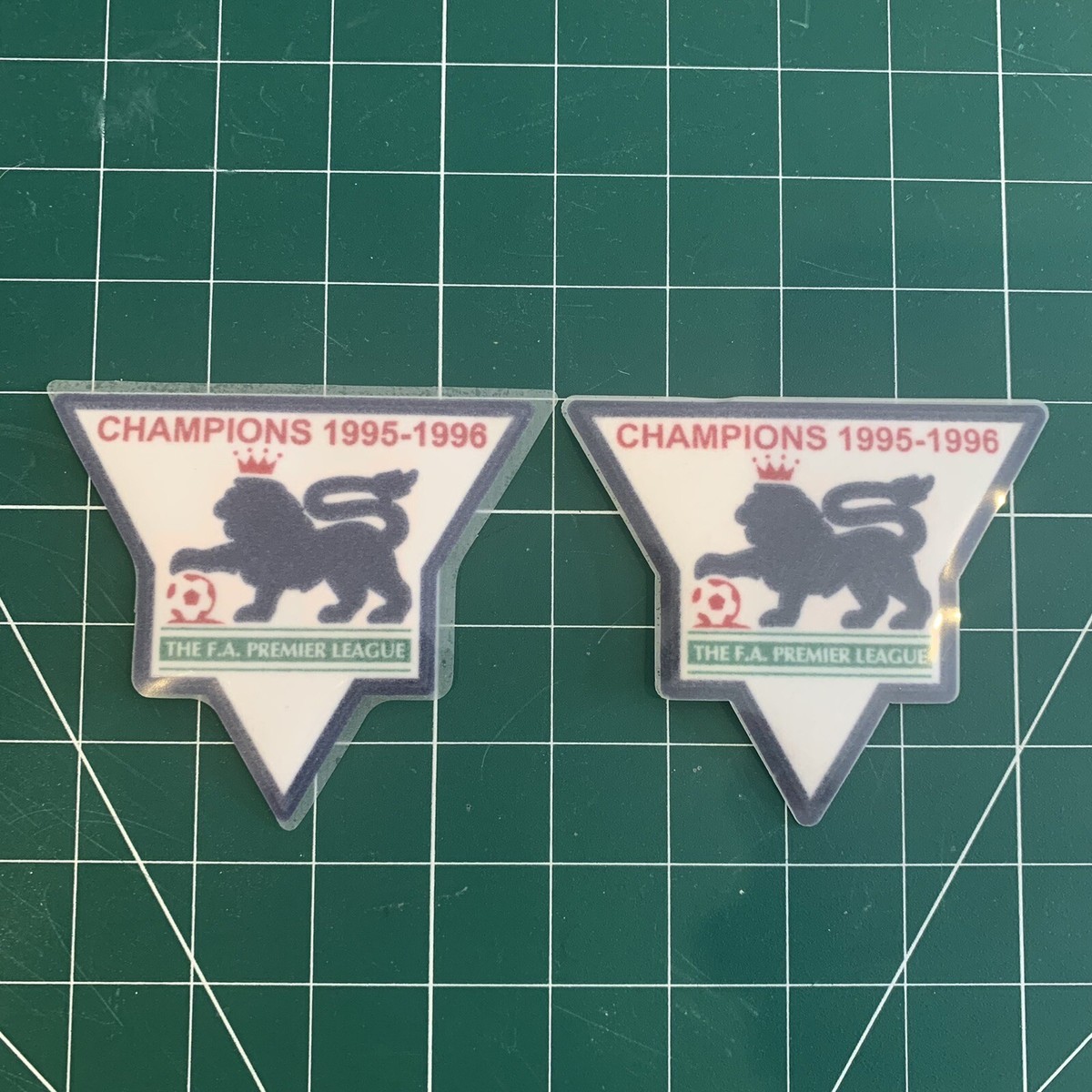 Premier League 1995 1996 Champions Patches Manchester United For