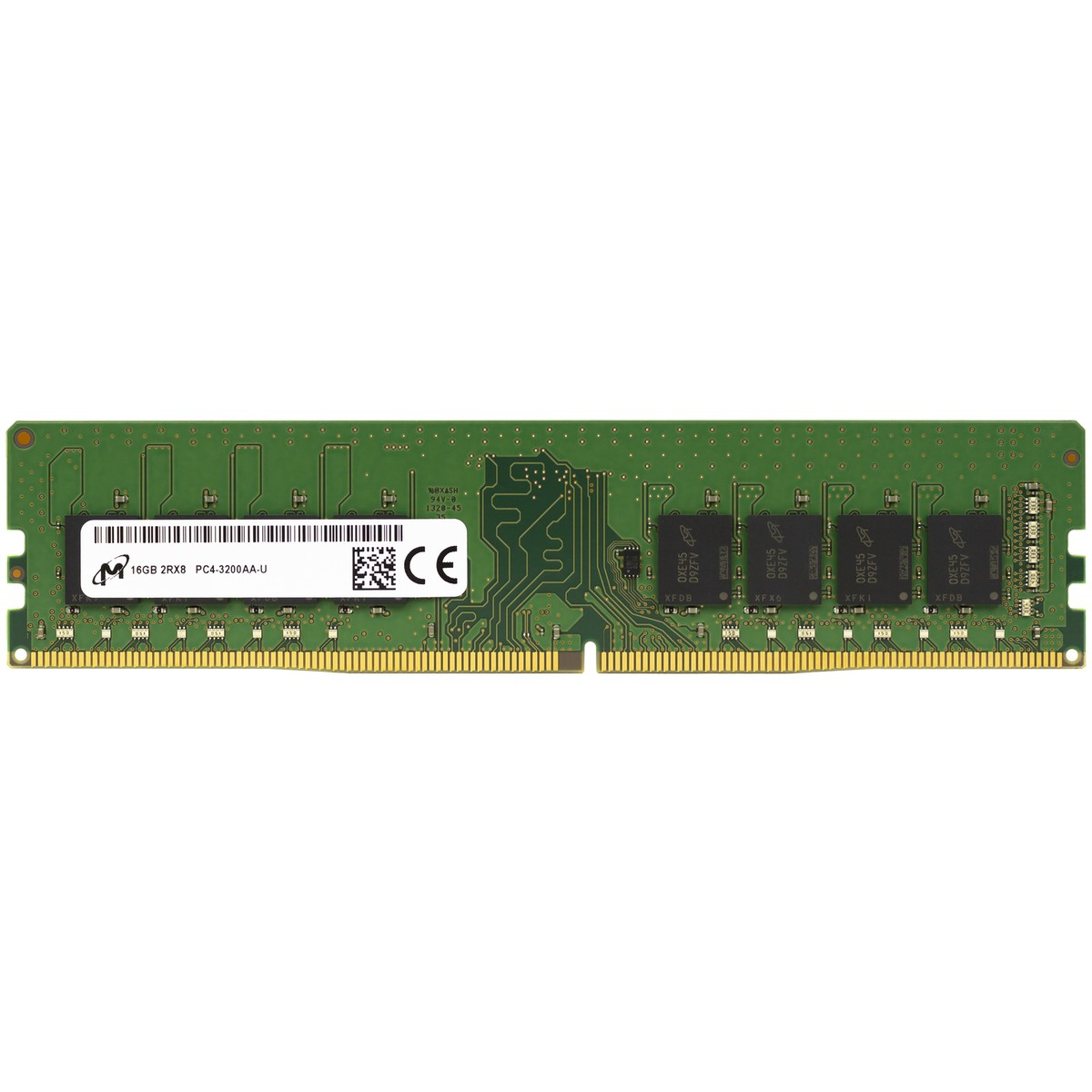 Micron 16GB DDR4 3200 MHz PC4-25600 DIMM 288-Pin 2Rx8 Desktop