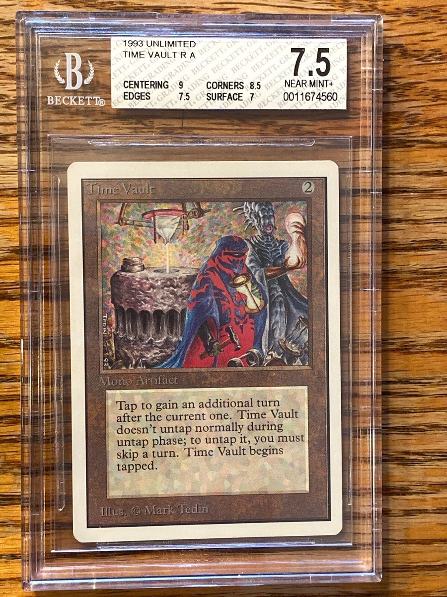Time Vault Unlimited BGS Grade 9.0/7.5/8.5/7.0 MTG NEAR NINT+ (RG