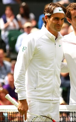 Roger Federer Nike 2012 Wimbledon RF Jacket size:M | eBay