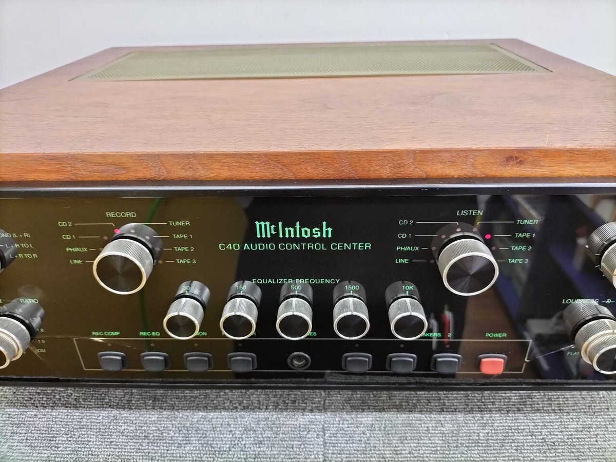 McIntosh C40 Control Amplifier Tested Vintage Preamp High-End