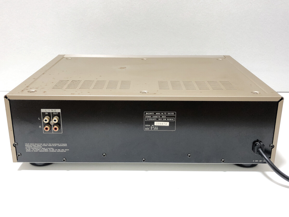 Sony TC-KA3ES Stereo Cassette Deck Works used | eBay
