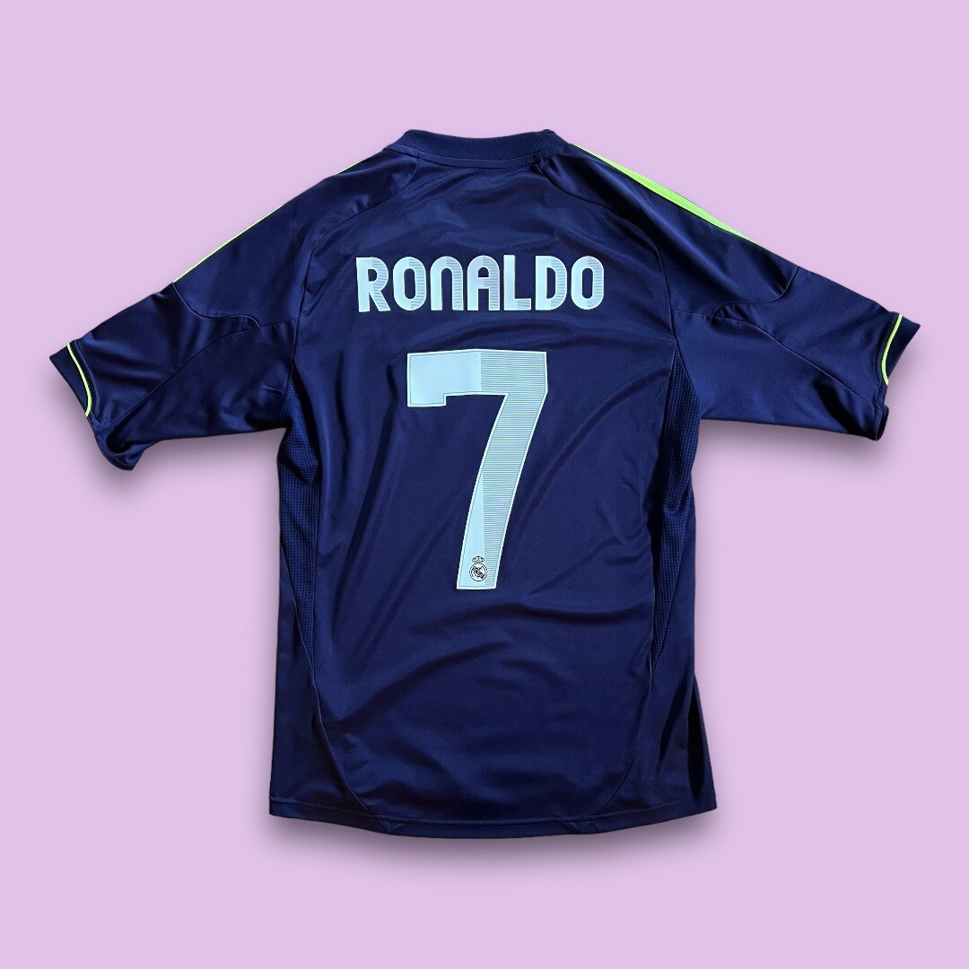 Adidas Real Madrid 2012-2013 Away Jersey RONALDO #7 Size SM | eBay