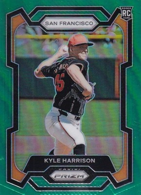 KYLE HARRISON PRIZM ROOKIE RC PROSEPCTS GREEN REFRACTOR ORIOLES #3