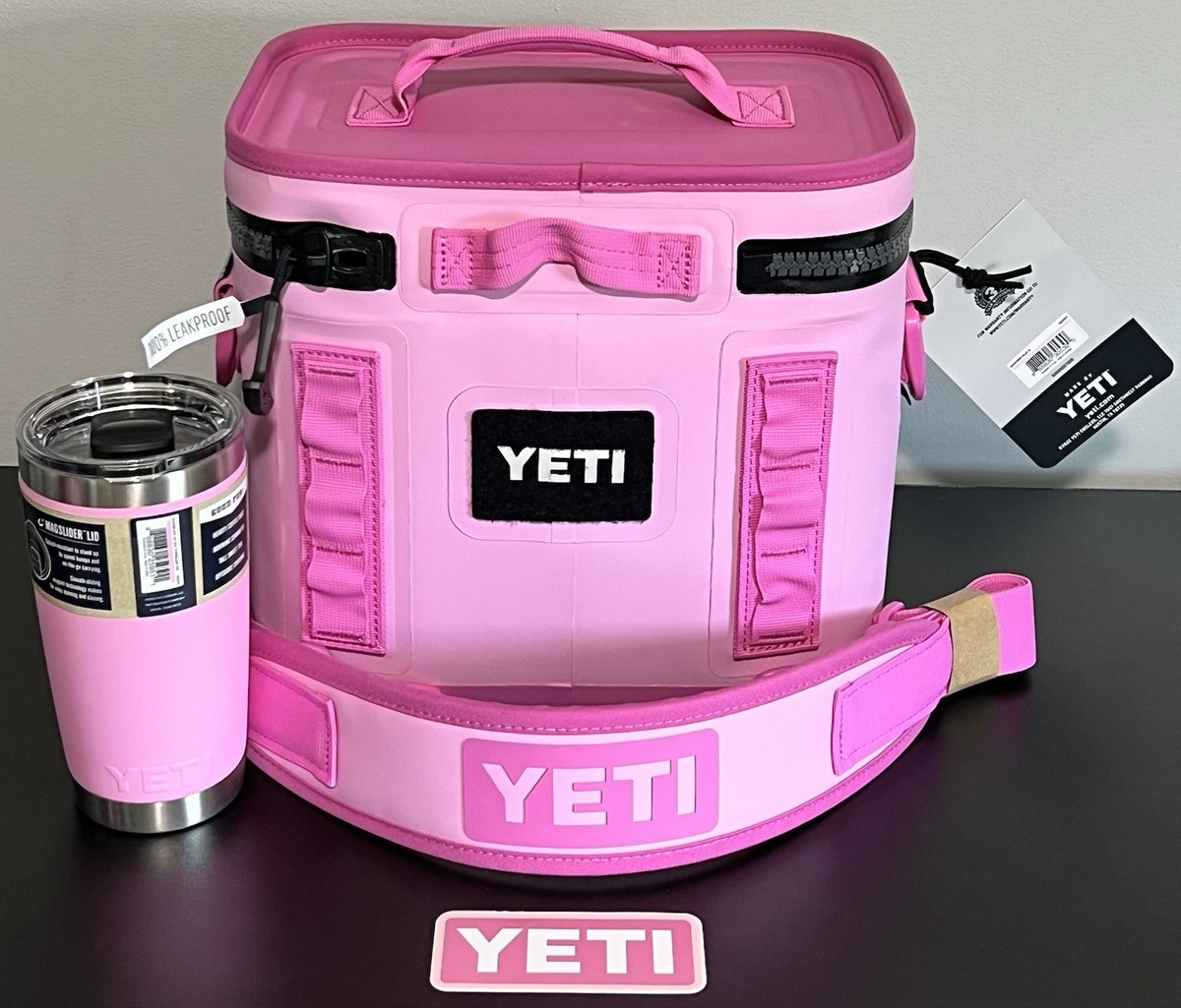 Yeti Power Pink Flip 8 🎀 + 20oz Rambler🎀 + Power Pink Mystery