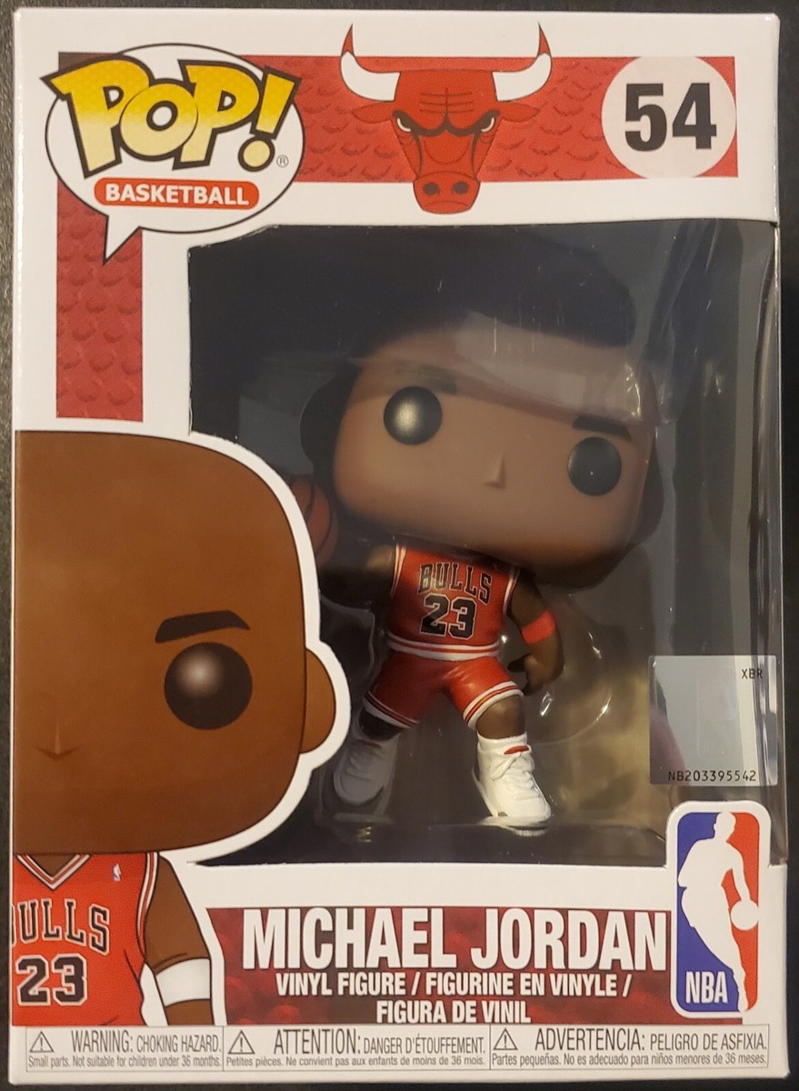 MICHAEL JORDAN FUNKO POP! NBA CHICAGO BULLS 54 AIR 23 JERSEY SLAM