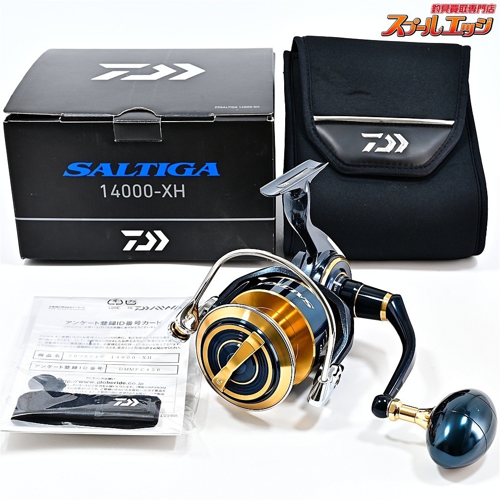 Mint】DAIWA 20 SALTIGA 14000-XH 6.2 : 1 Spinning Reel From Japan