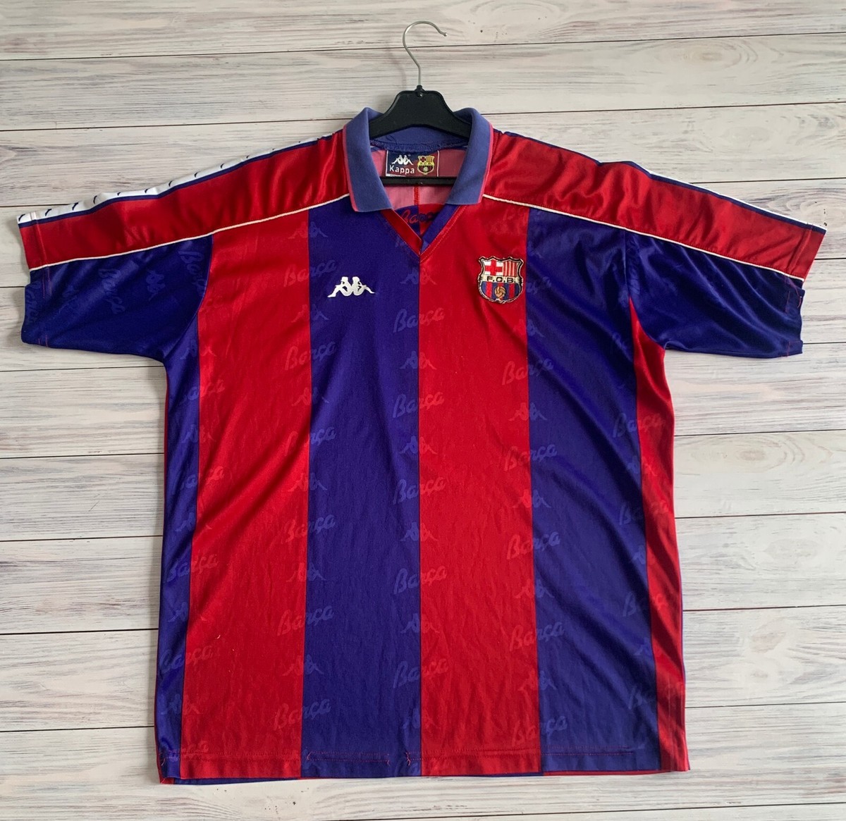 FC Barcelona 1992 - 1995 Home football shirt jersey Kappa size XL