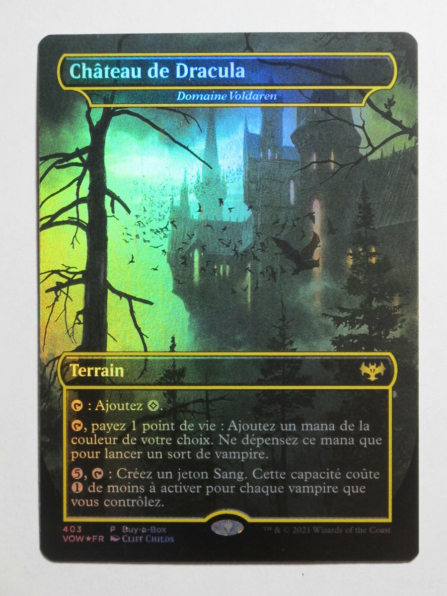chateau de dracula Castle Dracula BUY-A-BOX Foil Promo mint-NM MTG
