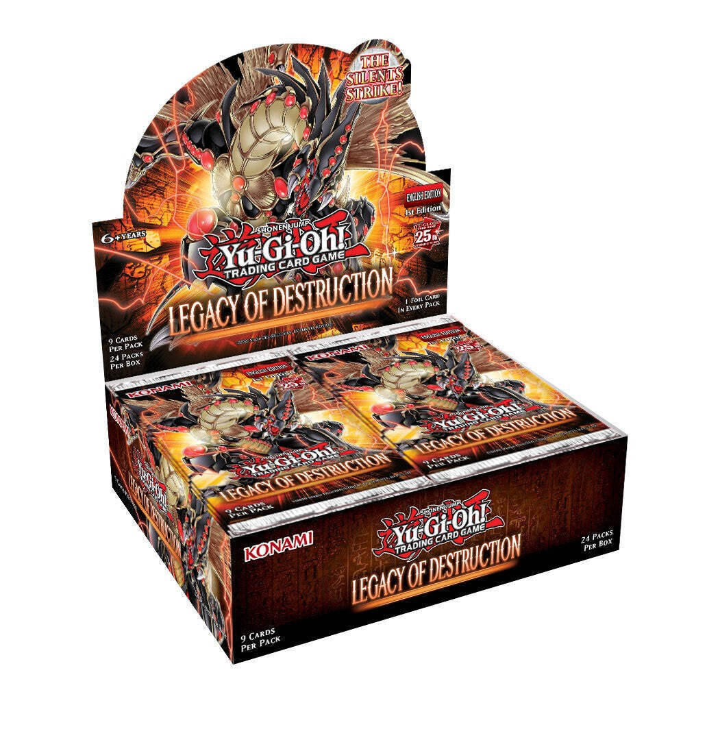 Yugioh Legacy of Destruction Booster Box 1st Edition Factory