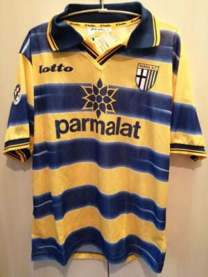 Vintage Cannavaro Parma 98/99 Size L Lotto Soccer Jersey Original