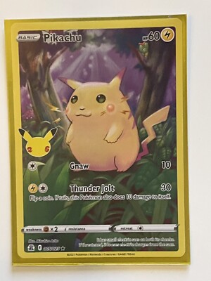 Pokemon Card PSA 10 Pikachu Celebrations Holo - EXCELLENT