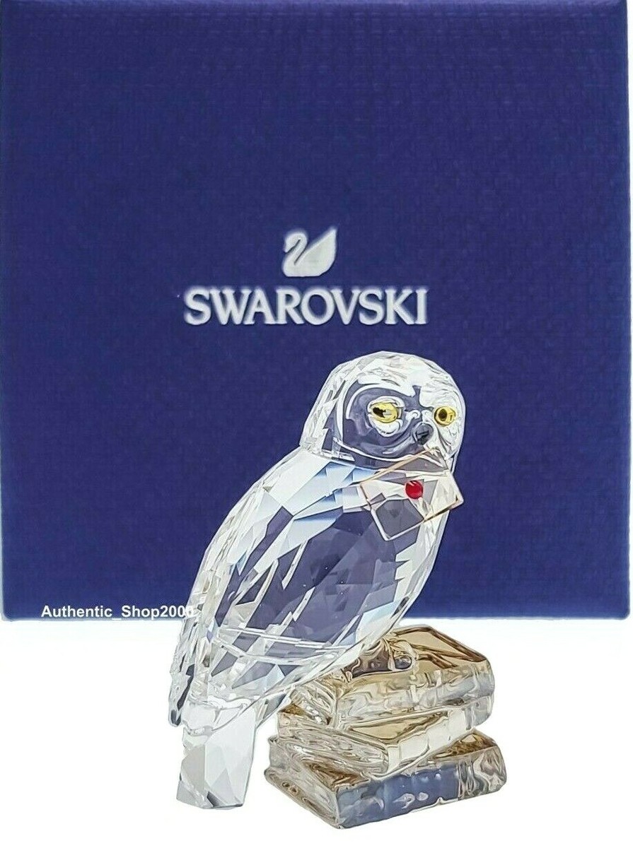 New 100% SWAROVSKI Harry Potter Hedwig Magic Figurine Display Deco