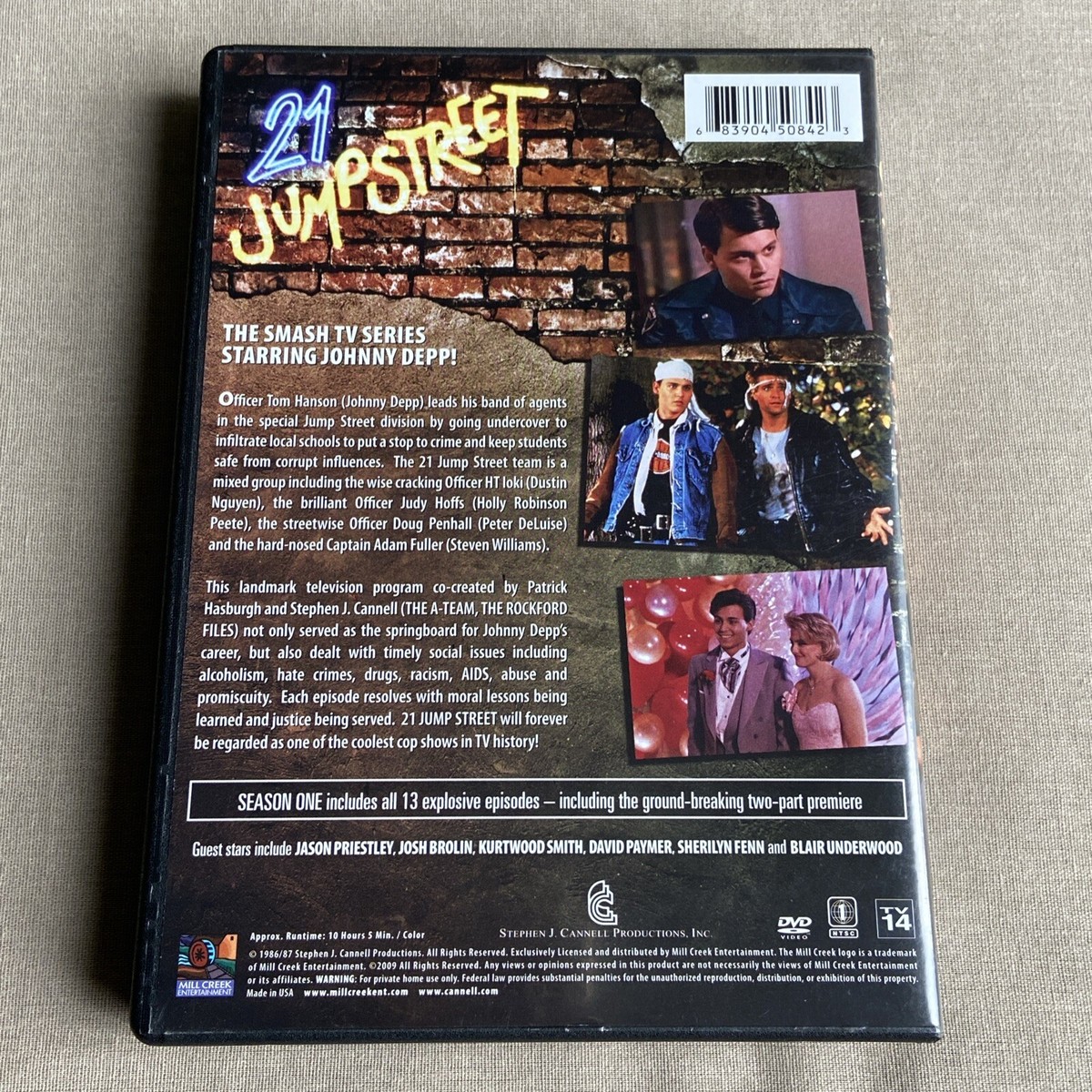 21 Jump Street: Season One (1) (DVD 2-Disc 1987) Original Johnny