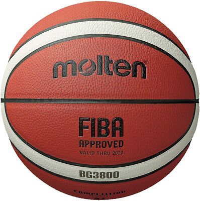 Molten BG3800 Basketball, FIBA Approved, Indoor/Outdoor, Size 7