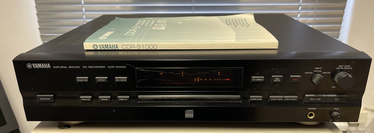 YAMAHA CDR-S1000 CD-Recorder + CD-Player - 2J GARANTE | eBay