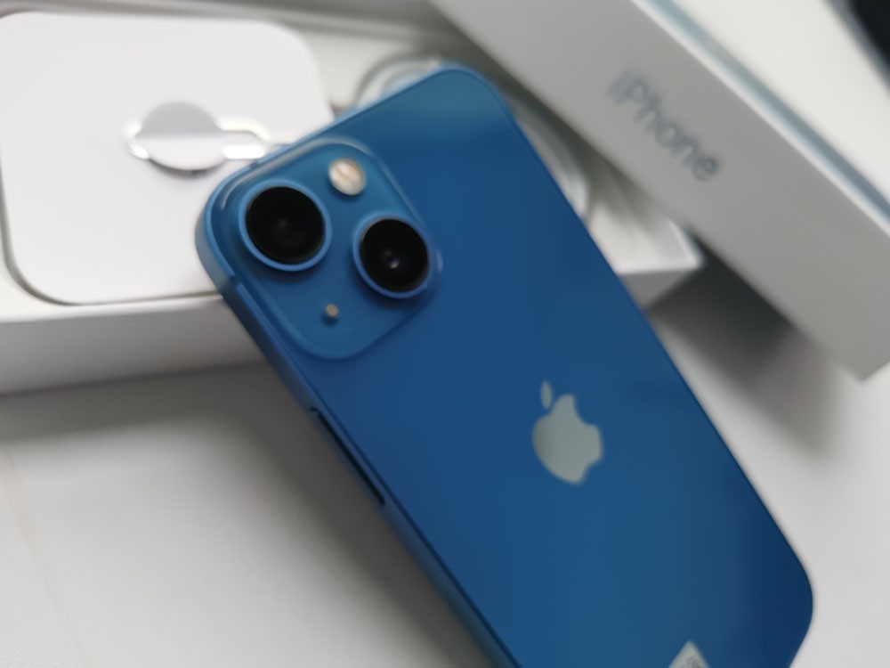 Apple iPhone 13 mini - 512GB - Unlocked - No FaceID Blue battery