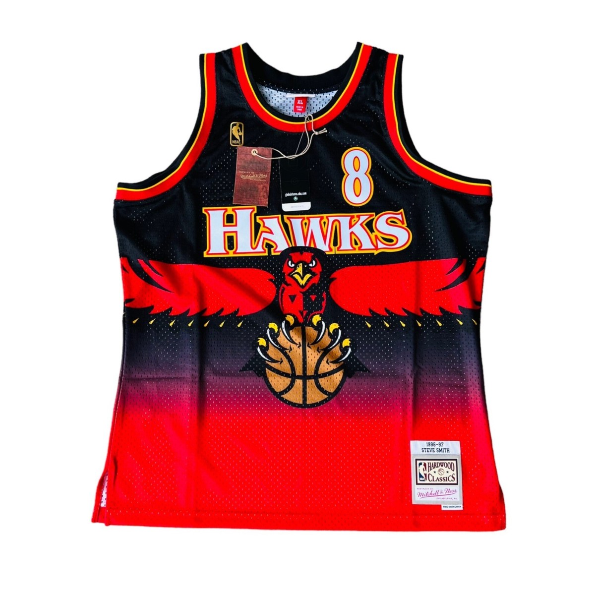 Mitchell & Ness Swingman Jersey Atlanta Hawks Road 96-97 Steve