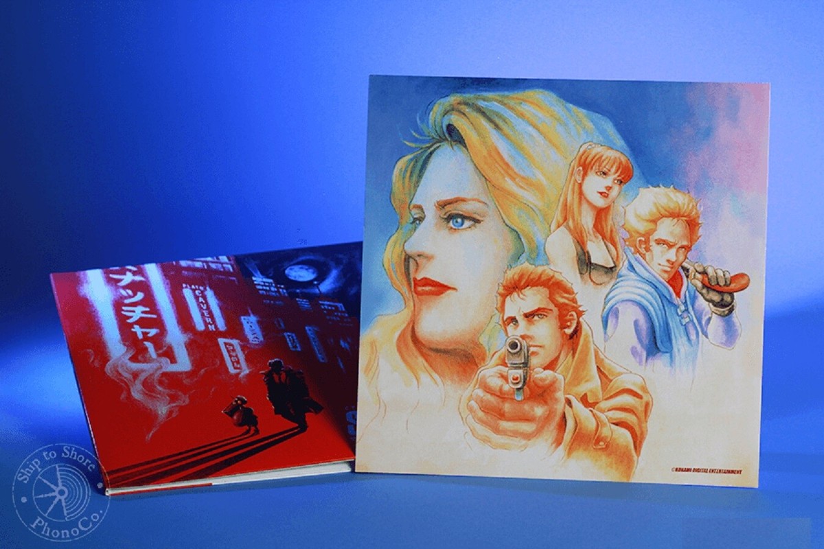 Snatcher Video Game Original Soundtrack Grey Red Green Splatter