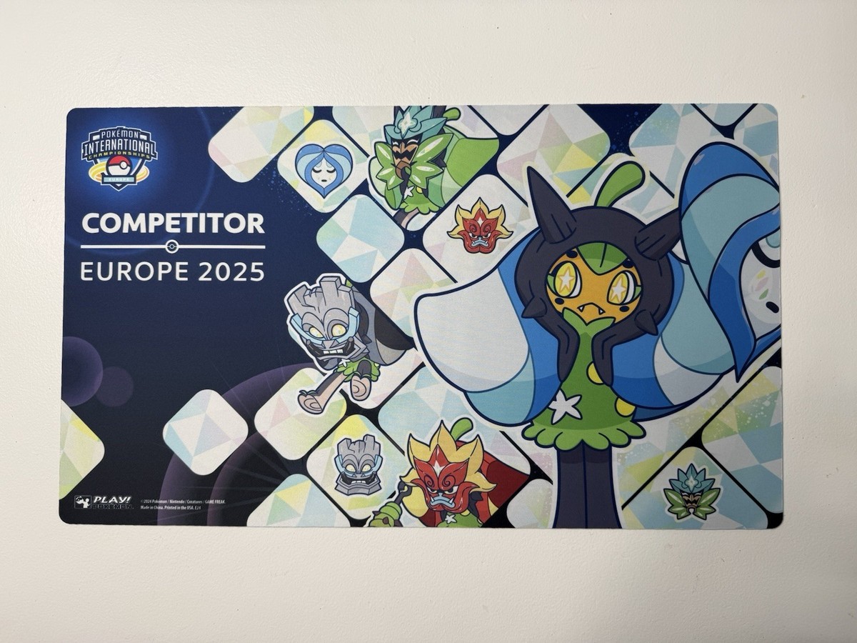 Pokemon Europe International Championships Competitor Playmat EUIC