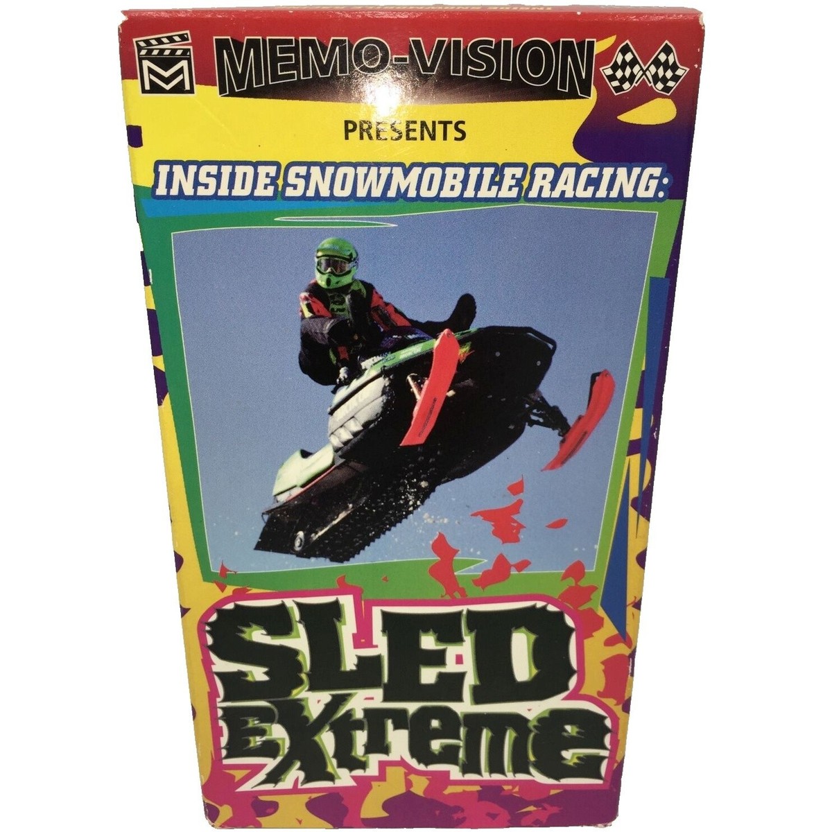 Sled Extreme VHS Inside Snowmobile Racing Snow Cross Country