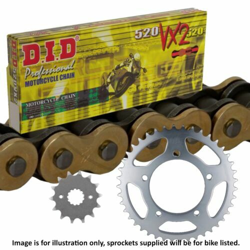 GOLD X-Ring Chain and Sprocket FITS KAWASAKI ZXR7 50H1 (ZX) 89