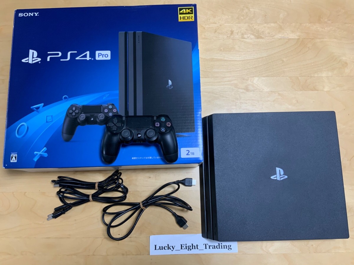 PS4 Jet Black Pro 2TB Console Box Sony PlayStation 4 [BOX] | eBay