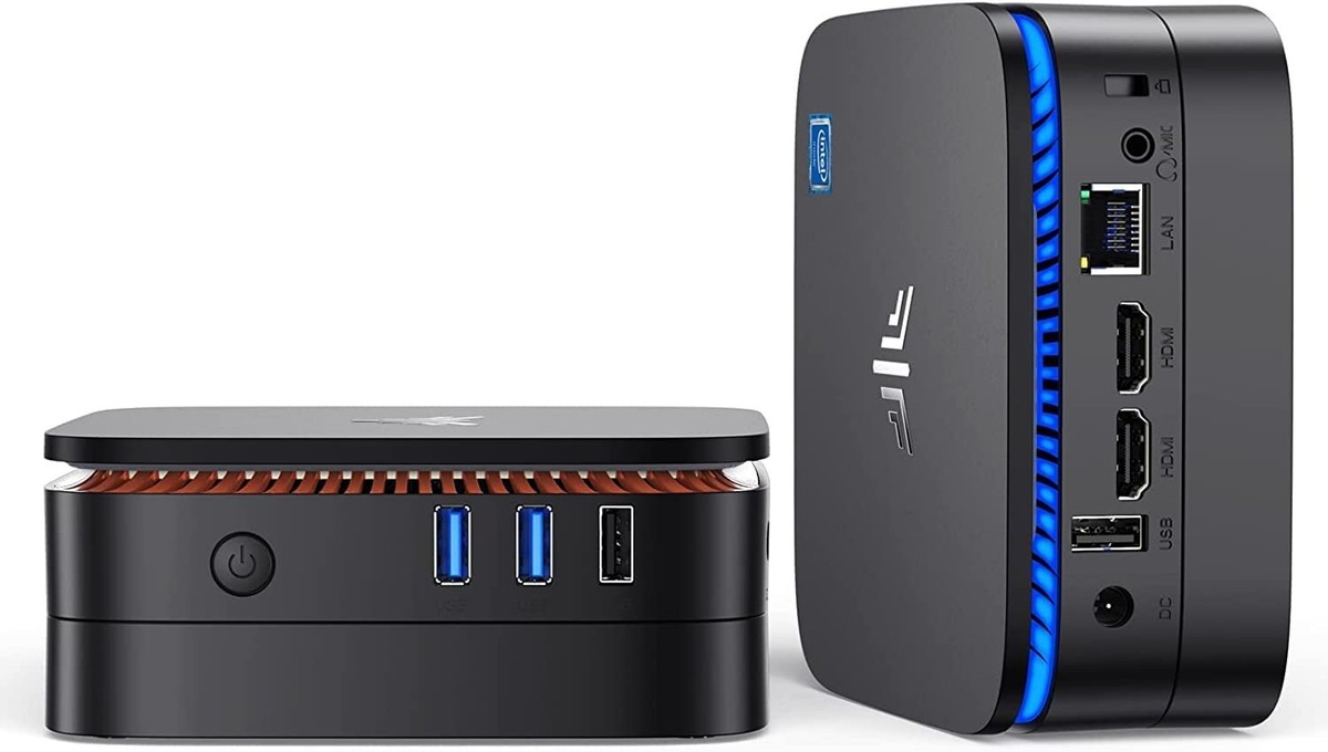 Mini PC NiPoGi AK1 PRO, Intel N5105, 4K, 16 GB DDR4, 512 GB SSD