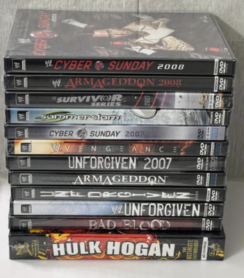 WWE Wrestling Dvd You Pick & Choose WWF New Out of Print FREE