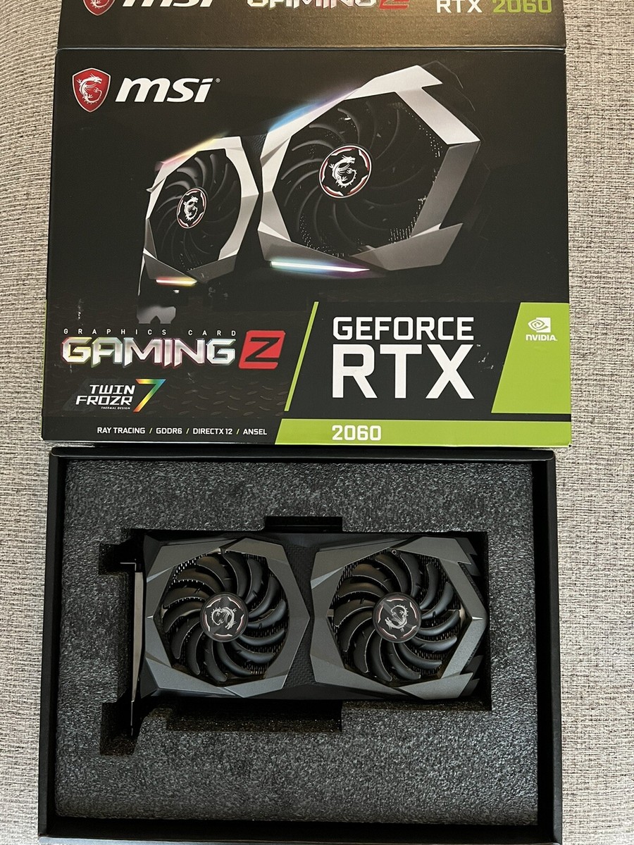 MSI GeForce RTX 2060 GDRR6 6GB GAMINGQ Z Graphics Card (RTX 2060