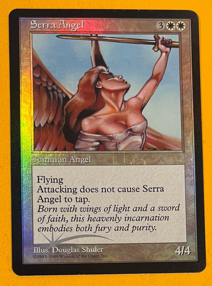 MTG SERRA ANGEL (Foil) Redemption Original Art Promo (OldManMTG