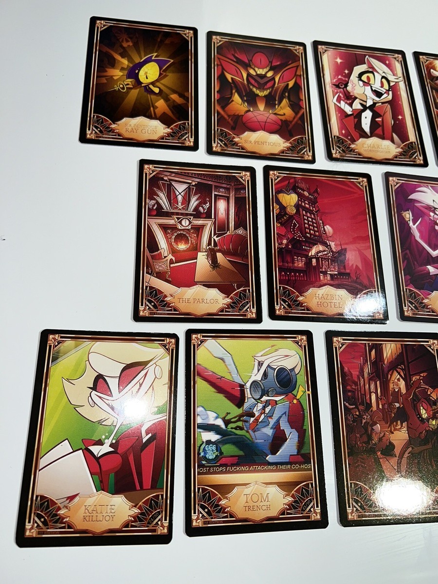 1ST EDITION ALL 20 FULL SET Hazbin Hotel Trading Cards Season 1