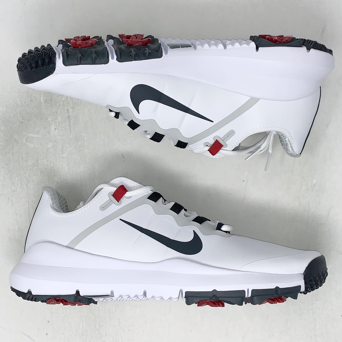 Nike TW '13 Tiger Woods White Golf Shoe, Size 11 Wide BNIB DR5753